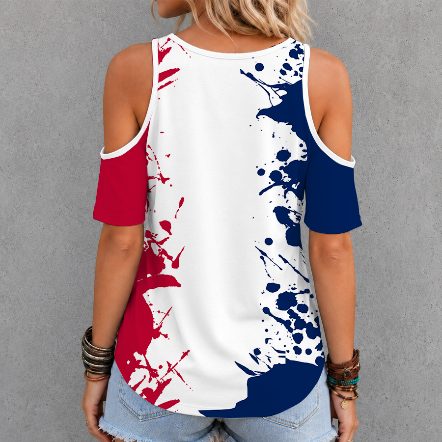 [FAN FAVORITE] NEW CUSTOMIZED NCAA CWS06 ARW ARIZONA WILDCATS CRISS CROSS V-NECK TOP