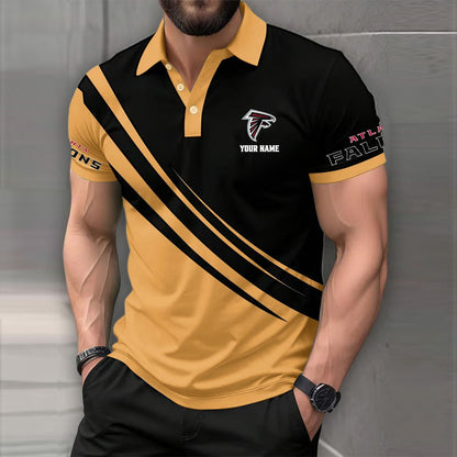 [SPECIAL OFFER] NEW CUSTOMIZED NFL18 ATF ATLANTA FALCONS POLO SHIRT