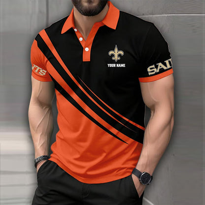 [SPECIAL OFFER] NEW CUSTOMIZED NFL24 NOS NEW ORLEANS SAINTS POLO SHIRT