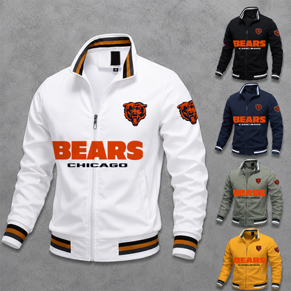 [SPECIAL OFFER] NEW CUSTOMIZED NFL26 CCB CHICAGO BEARS MEN'S CASUAL JACKET